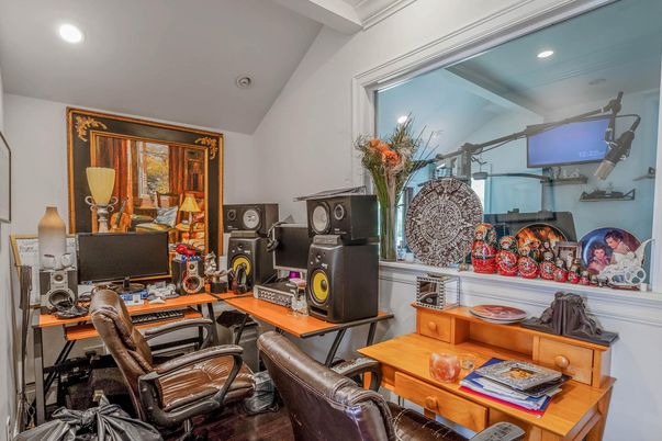 Home Office, Interior, Recessed Lighting
