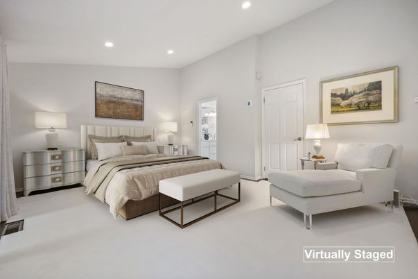 Bedroom, Interior, Recessed Lighting