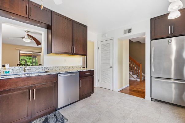 Interior, Kitchen, Wood Texture Flooring