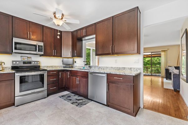 Interior, Kitchen, Wood Texture Flooring