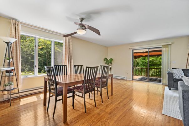 Dining room, Interior, Wood Texture Flooring