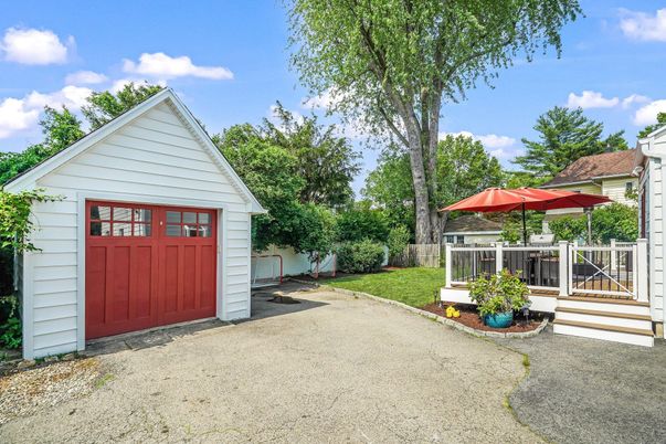 Backyard, Detached Garage, Exterior