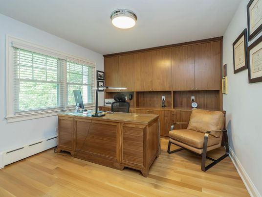 Home Office, Interior, Wood Texture Flooring
