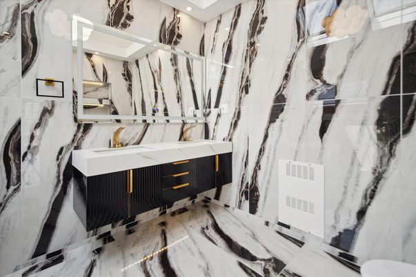 Interior, Marble, Recessed Lighting