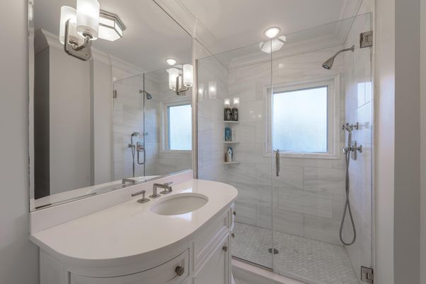 Bathroom, Glass Shower, Interior