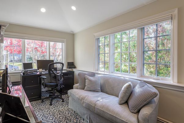 Home Office, Interior, Recessed Lighting