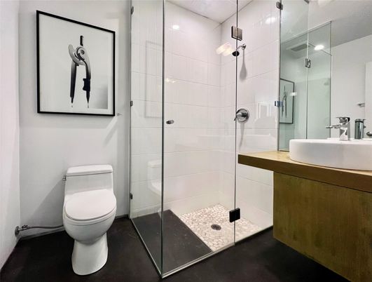Bathroom, Glass Shower, Interior