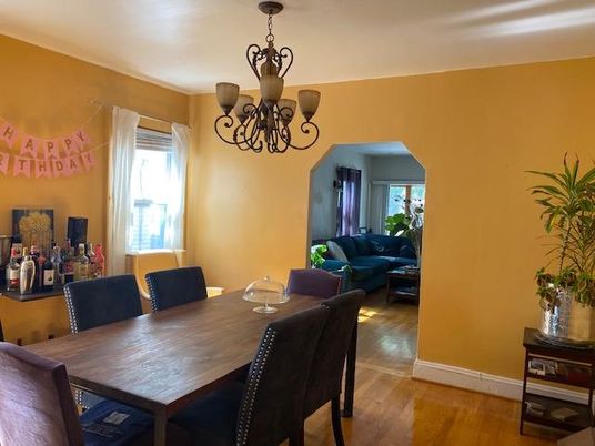 Chandelier, Dining room, Interior, Living room, Wood Texture Flooring