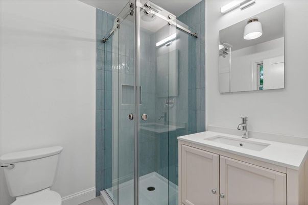 Bathroom, Glass Shower, Interior