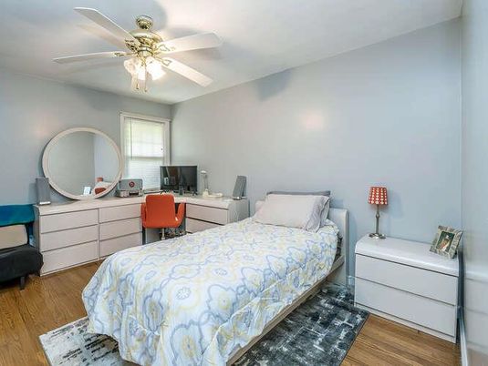 Bedroom, Home Office, Interior, Wood Texture Flooring