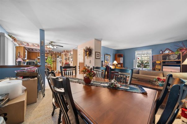 Dining room, Interior, Kitchen, Living room
