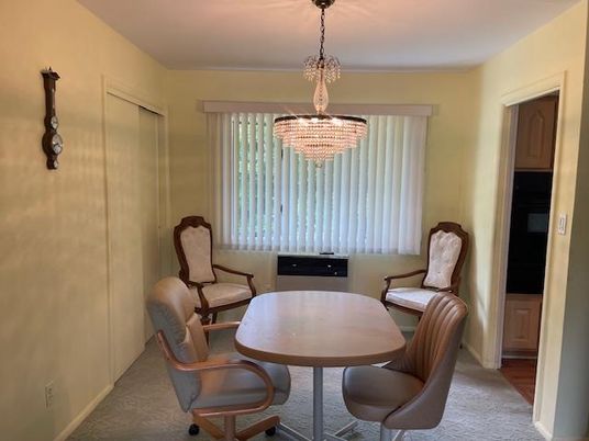 Chandelier, Dining room, Interior