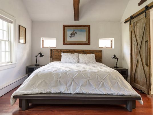Bedroom, Interior, Wooden Beams, Wood Texture Flooring