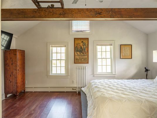 Bedroom, Interior, Wooden Beams, Wood Texture Flooring