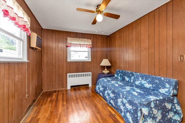 Bedroom, Interior, Wood Texture Flooring, Wooden Walls