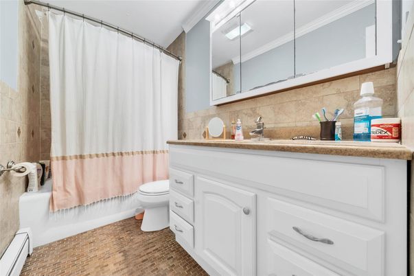 Bathroom, Interior, Wood Texture Flooring