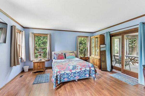 Bedroom, Interior, Wood Texture Flooring