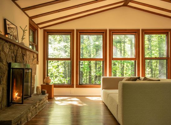 Fireplace, Interior, Wood Texture Flooring