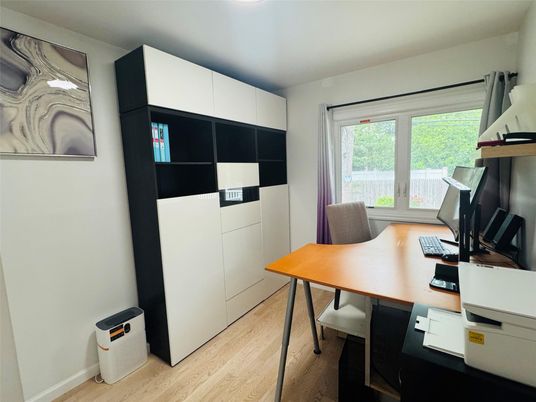 Home Office, Interior, Wood Texture Flooring