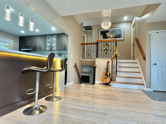 Chandelier, Interior, Pendant Lights, Recessed Lighting, Wood Texture Flooring