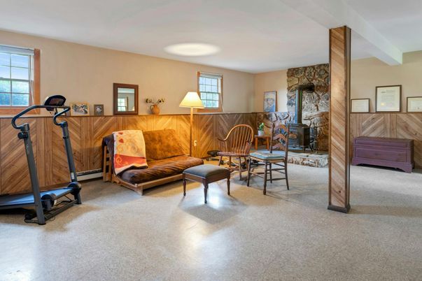 Fireplace, Fitness Equipment, Interior, Living room