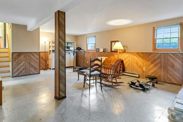 Fitness Equipment, Interior, Recessed Lighting, Wooden Walls