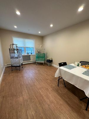 Game Room, Interior, Recessed Lighting, Wood Texture Flooring