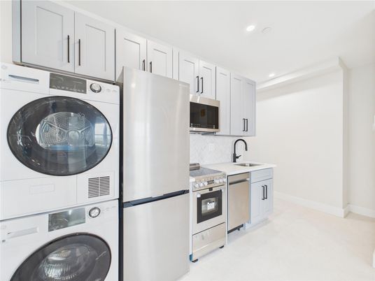 Interior, Kitchen, Recessed Lighting, Utility Closets, Washer