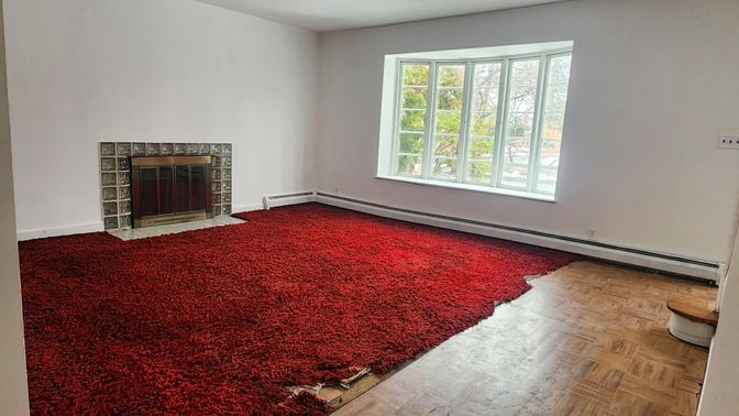 Empty room, Fireplace, Interior, Wood Texture Flooring