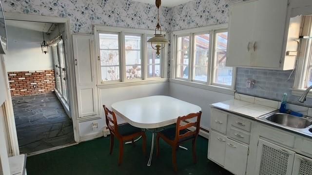 Dining room, Interior, Kitchen, Pendant Lights