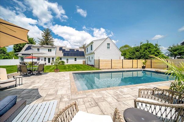 Exterior, Pool, Solar Panels