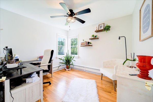 Home Office, Interior, Wood Texture Flooring