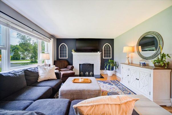 Fireplace, Interior, Living room, Wood Texture Flooring