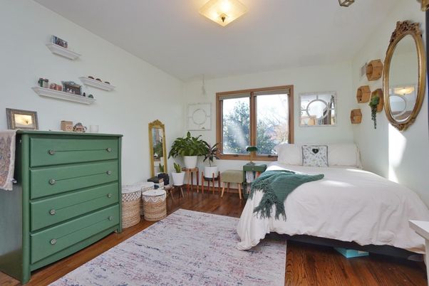 Bedroom, Interior, Wood Texture Flooring