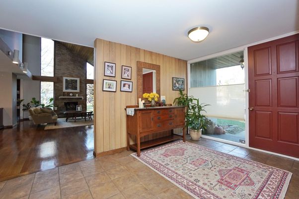 Fireplace, Interior, Living room, Wood Texture Flooring, Wooden Walls