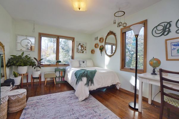 Bedroom, Interior, Wood Texture Flooring