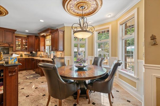 Dining room, Interior, Kitchen, Pendant Lights, Recessed Lighting