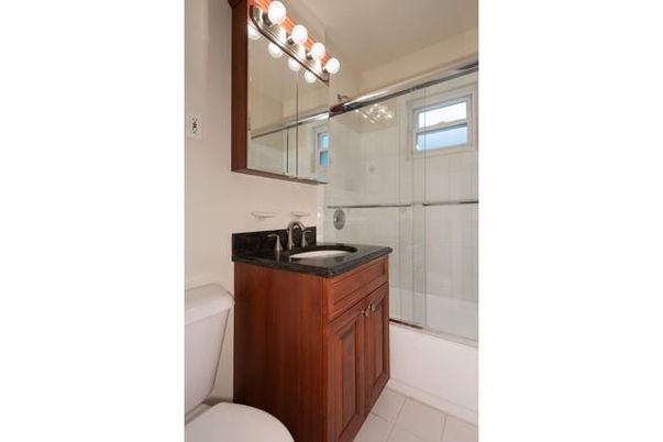Bathroom, Glass Shower, Interior, Tile Countertops
