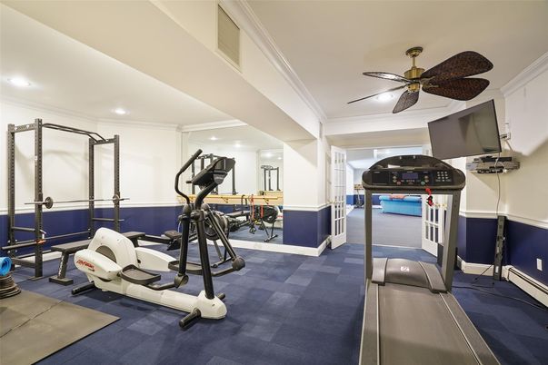 Fitness Equipment, Interior, Recessed Lighting