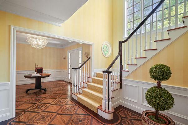 Chandelier, Interior, Wood Texture Flooring