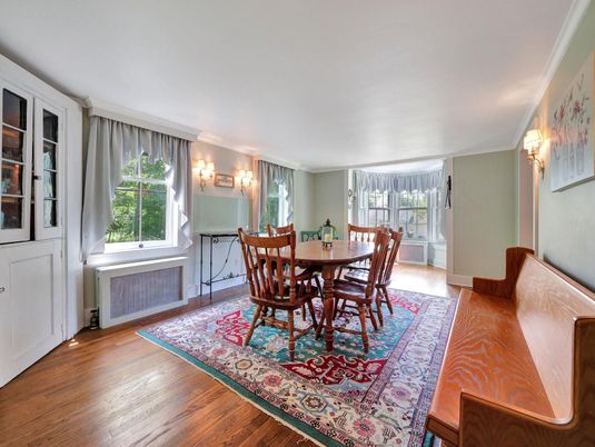 Dining room, Interior, Wood Texture Flooring