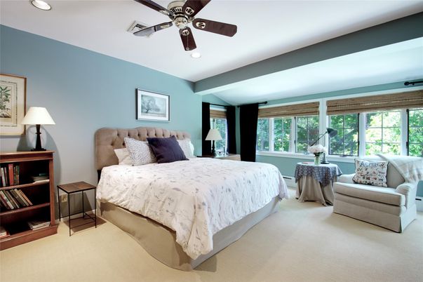 Bedroom, Interior, Recessed Lighting