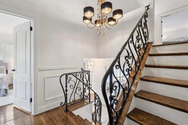 Chandelier, Interior, Wood Texture Flooring