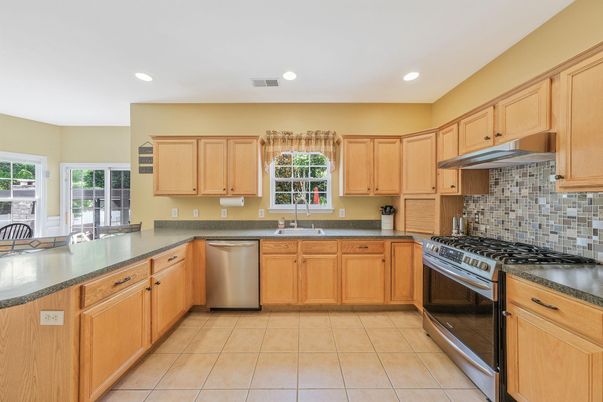 Interior, Kitchen, Recessed Lighting, Stainless Steel Appliances