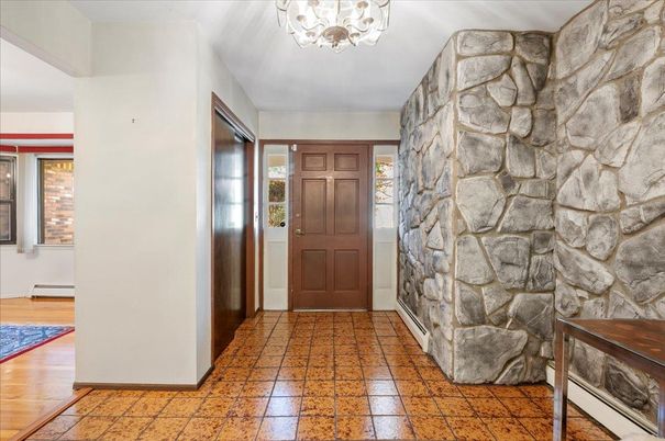 Chandelier, Interior, Stone Walls