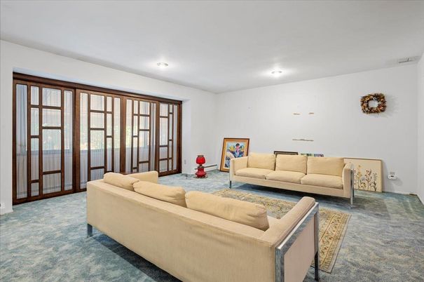 Interior, Living room, Recessed Lighting