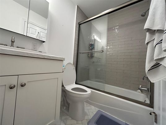 Bathroom, Glass Shower, Interior, Marble