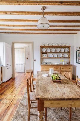Dining room, Interior, Wood Texture Flooring