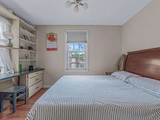 Bedroom, Interior, Wood Texture Flooring