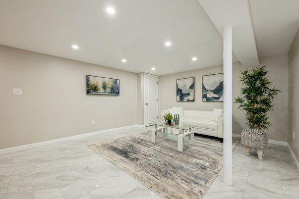 Interior, Marble, Recessed Lighting